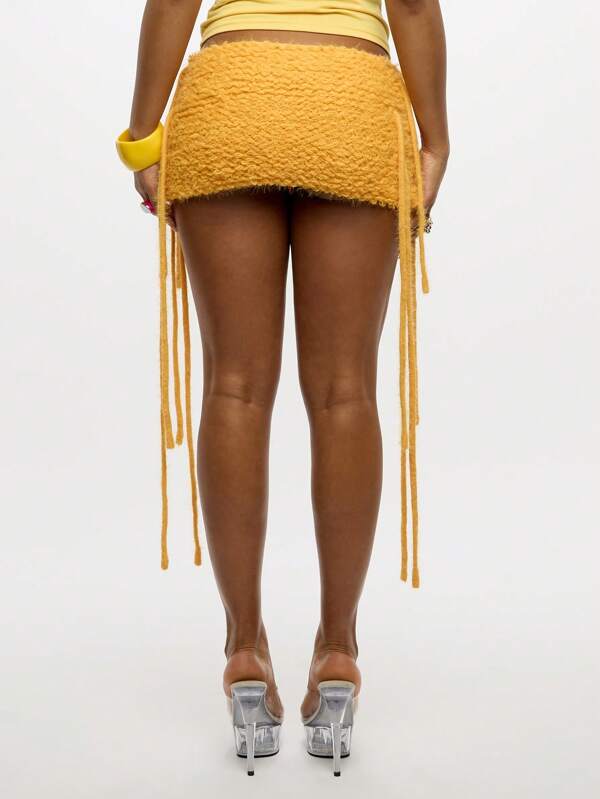 Mini-saia Brasil Amarelo