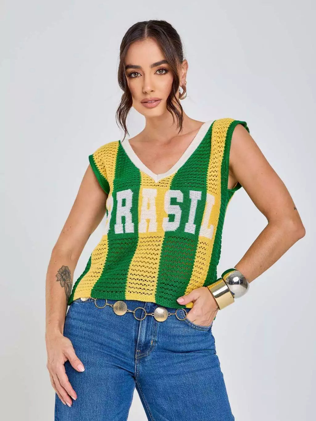 Regata Brasil Tricot