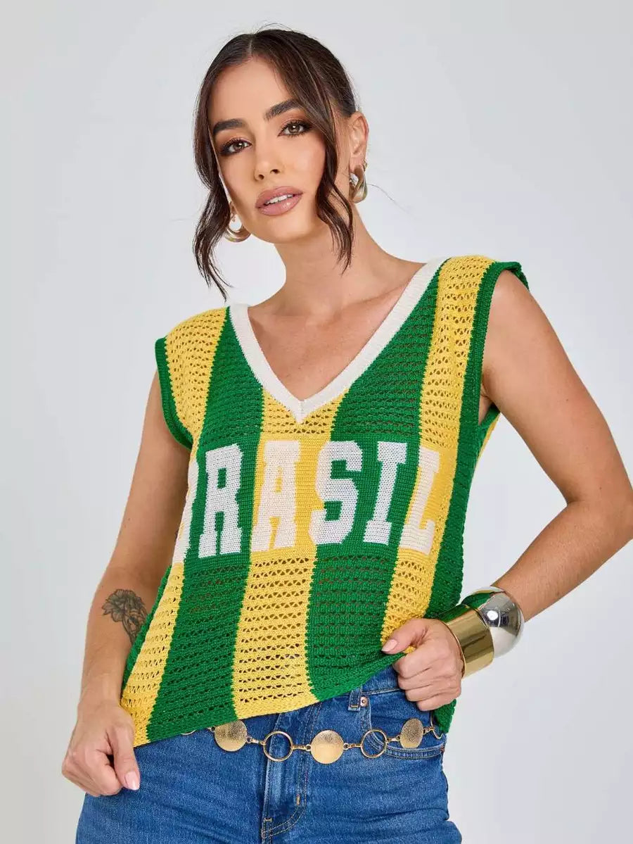 Regata Brasil Tricot