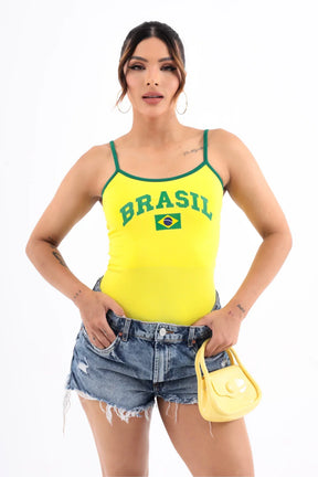 Regata Brasil Alça Fina