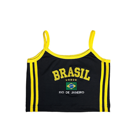 Camisa Regata Suplex Alça Fina + Short Vintage Curto